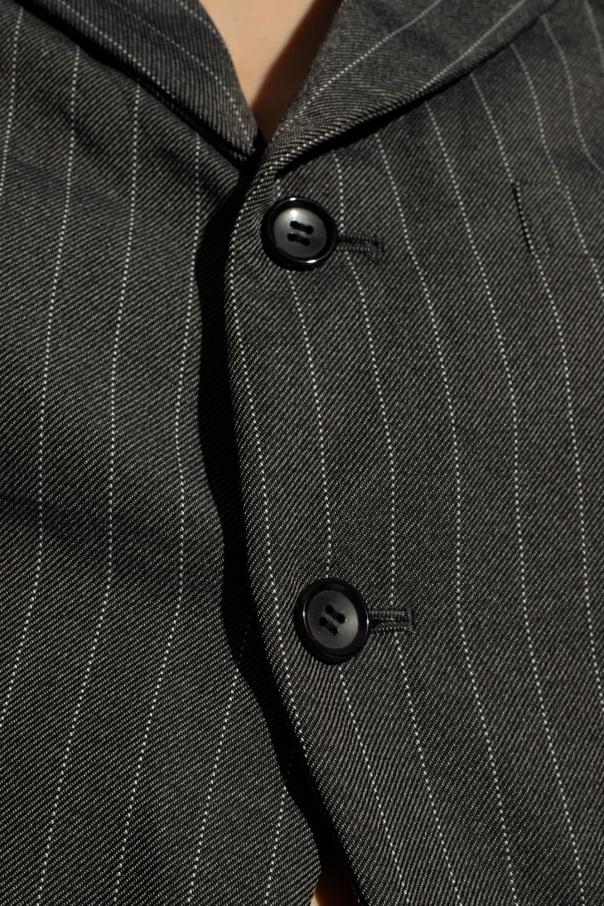 Grey Blazer with light striped pattern by CDG by Comme des Grey Blazer with light striped pattern by CDG by Comme des